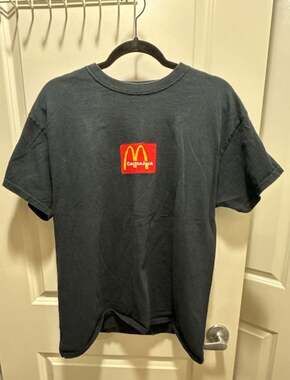 Travis Scott x McDonald's Cactus Jack Sesame T-Shirt Black Size M